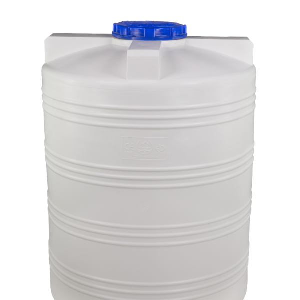 مخزن 2500 لیتری عمودی سه لایه صادراتی دماوند پلیمر