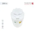 مخزن 250 لیتری عمودی سه لایه هیدروفوب تهران پلیمر یارا - تصویر 2