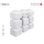 مخزن 1500 لیتری مکعبی آسان رو سه لایه هیدروفوب تهران پلیمر یارا