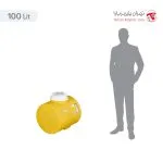 مخزن سمپاش 100 لیتری استوانه تک لایه تهران پلیمر یارا - تصویر 3
