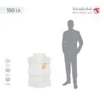 مخزن 150 لیتری مکعبی آسان رو سه لایه هیدروفوب تهران پلیمر یارا - تصویر 4