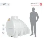 مخزن 1500 لیتری زیرپله افقی سه لایه هیدروفوب تهران پلیمر یارا - تصویر 4