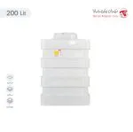 مخزن 200 لیتری مکعبی آسان رو سه لایه هیدروفوب تهران پلیمر یارا - تصویر 3