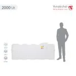 مخزن 2000 لیتری مکعبی سه لایه هیدروفوب تهران پلیمر یارا - تصویر 4