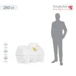 مخزن 250 لیتری افقی سه لایه تهران پلیمر یارا - تصویر 4