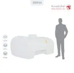 مخزن 2500 لیتری نیسانی تک سوز (درب 44) سه لایه هیدروفوب تهران پلیمر یارا - تصویر 3