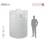 مخزن 4000 لیتری عمودی بلند سه لایه هیدروفوب تهران پلیمر یارا - تصویر 3