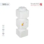 مخزن 500 لیتری مکعبی عمودی آسان رو سه لایه هیدروفوب تهران پلیمر یارا - تصویر 2