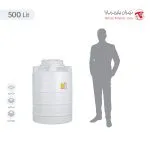 مخزن 500 لیتری عمودی سه لایه هیدروفوب تهران پلیمر یارا - تصویر 3