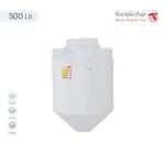 مخزن 500 لیتری قیفی تک لایه هیدروفوب تهران پلیمر یارا - تصویر 2