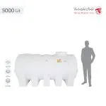 مخزن 5000 لیتری بیضی سه لایه هیدروفوب تهران پلیمر یارا - تصویر 2