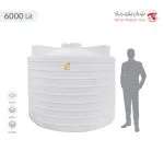 مخزن 6000 لیتری عمودی کوتاه سه لایه هیدروفوب تهران پلیمر یارا - تصویر 4