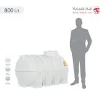 مخزن 800 لیتری افقی سه لایه تهران پلیمر یارا - تصویر 4
