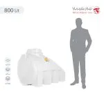 مخزن 800 لیتری زیرپله سه لایه هیدروفوب تهران پلیمر یارا - تصویر 5