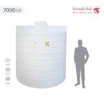 مخزن 7000 لیتری عمودی سه لایه هیدروفوب تهران پلیمر یارا - تصویر 2
